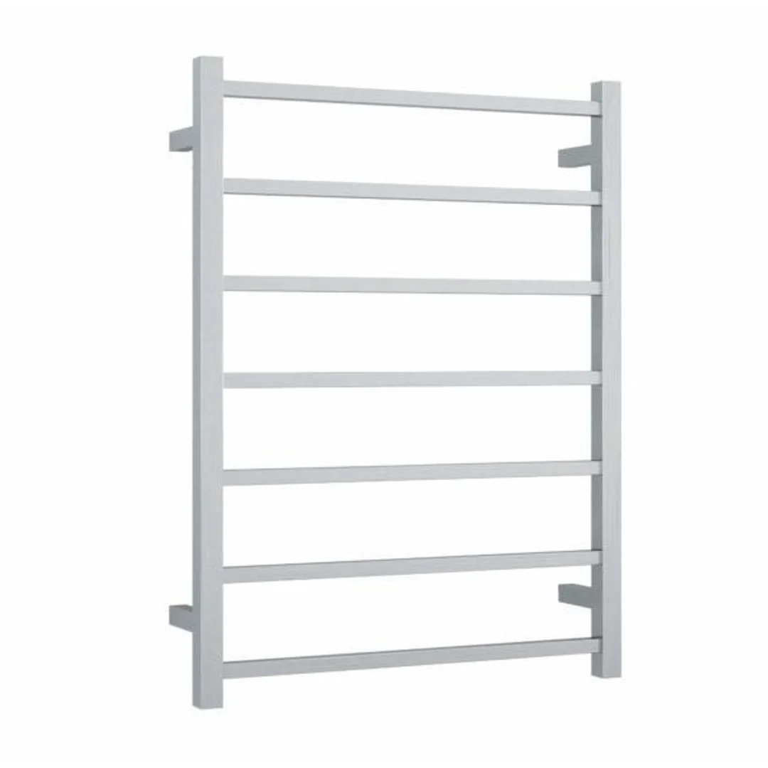 Thermorail Straight/Square 600x800x120mm 83Watts 7 Bars - Brushed - Image 2
