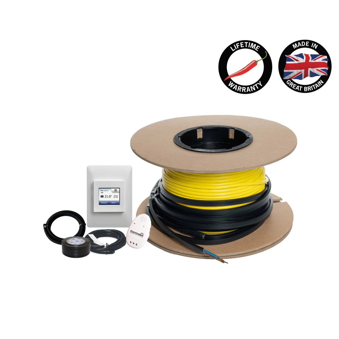 Thermoscreed  Screed 18W/Lm Heating Cable Kit & 5235W Wifi Thermostat