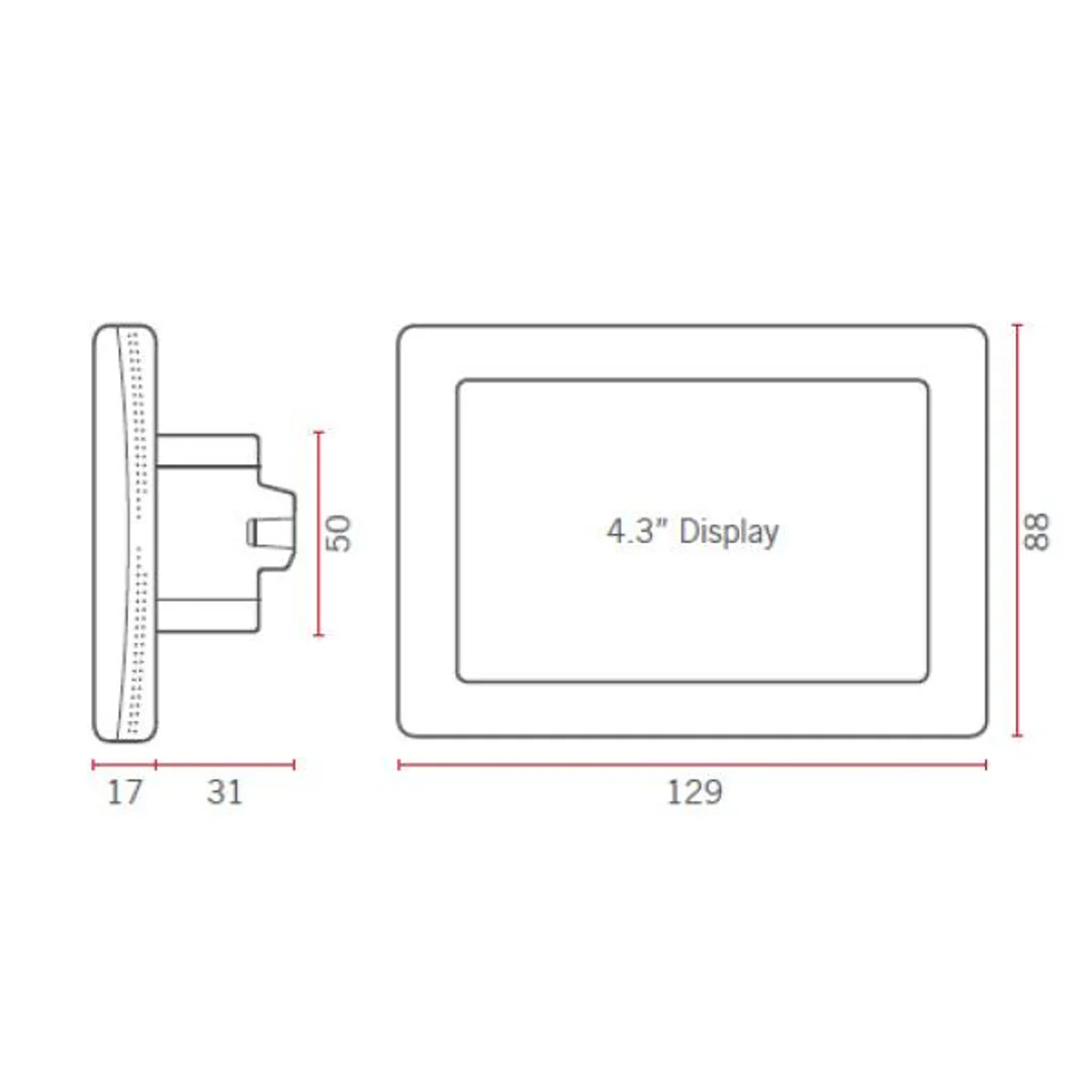 Thermogroup THERMOTOUCH 4.3DC DUAL THERMOSTAT 16A + 5A MAX LOAD - WHITE(THERMOGRP P#:5245) - Image 14