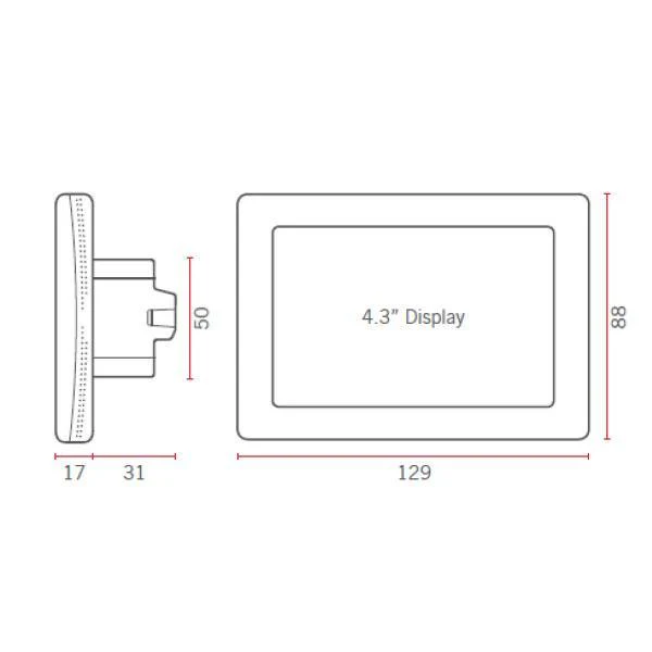Thermogroup THERMOTOUCH 4.3DC DUAL THERMOSTAT 16A + 5A MAX LOAD - WHITE(THERMOGRP P#:5245) - Image 15