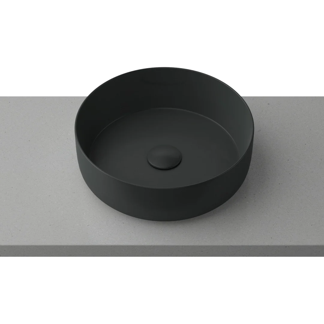 Timberline Allure Above Counter Ceramic Basin Black - Image 2