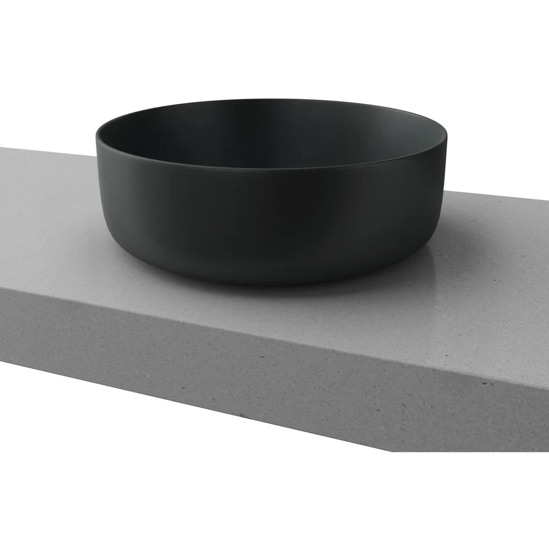 Timberline Allure Above Counter Ceramic Basin Black - Image 4