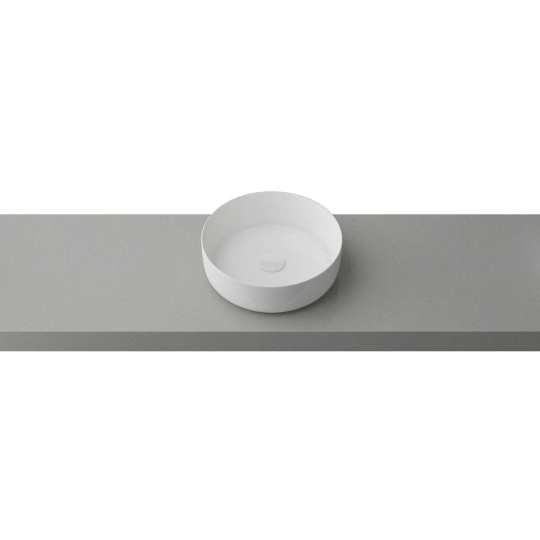 Timberline Allure Above Counter Ceramic Basin Gloss White - Image 4