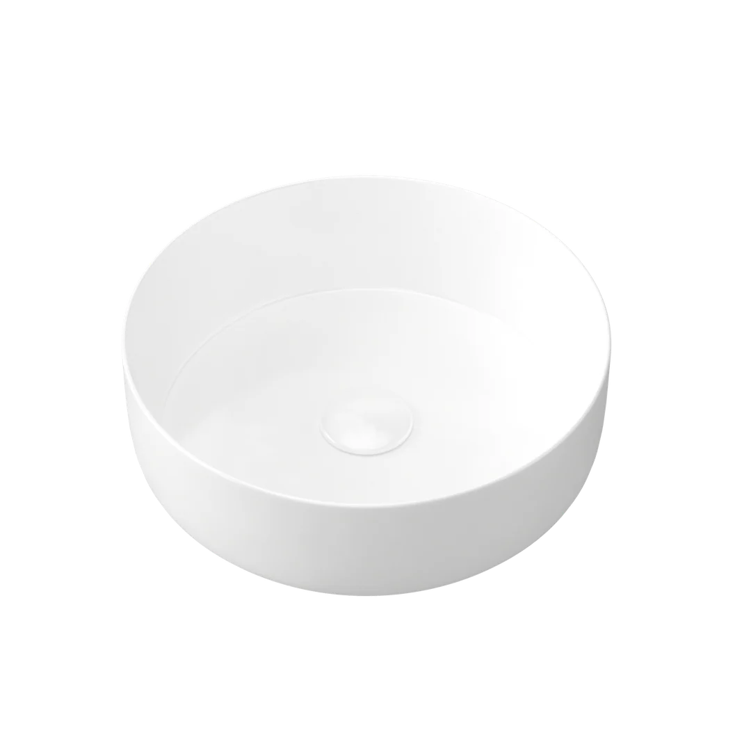 Timberline Allure Above Counter Ceramic Basin Gloss White - Image 6