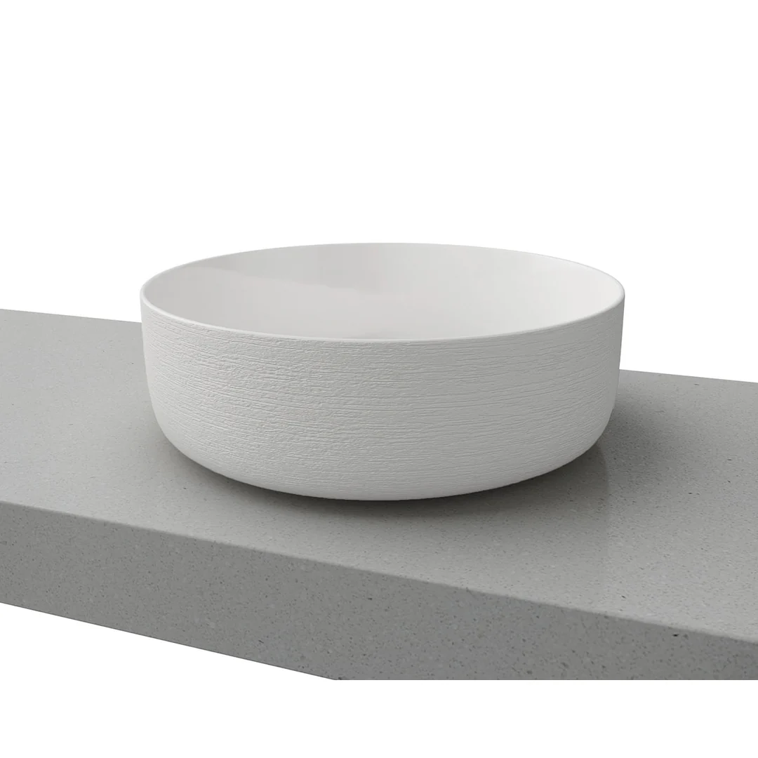 Timberline Allure Raked Above Counter Basin White Gloss - Image 4