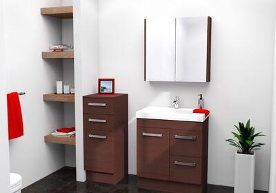 Timberline Bargo 750 Floor Vanity Regal Top Woodgrain - Image 5