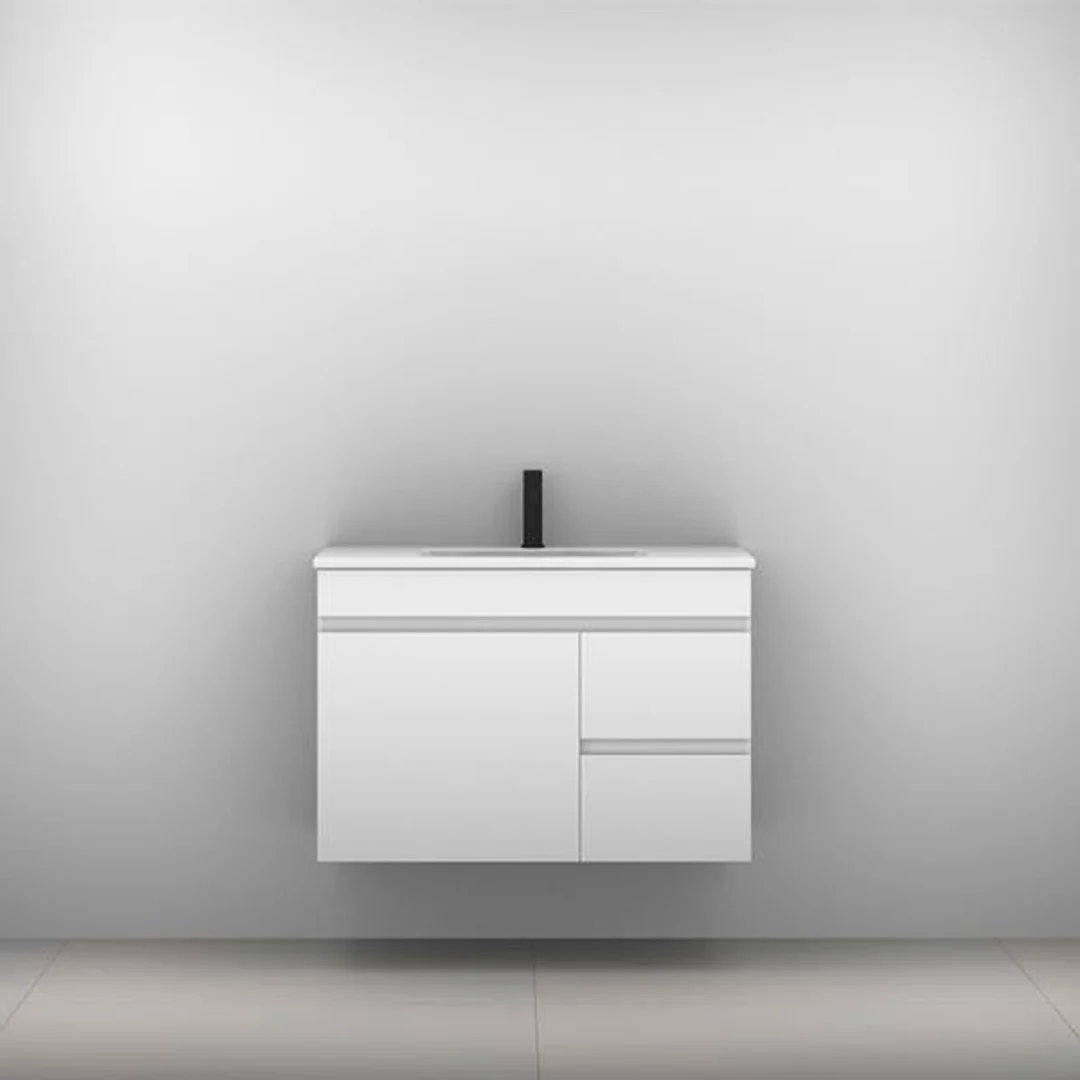 Timberline Bargo Wall Hung Vanity With Alpha Ceramic Top - Image 4