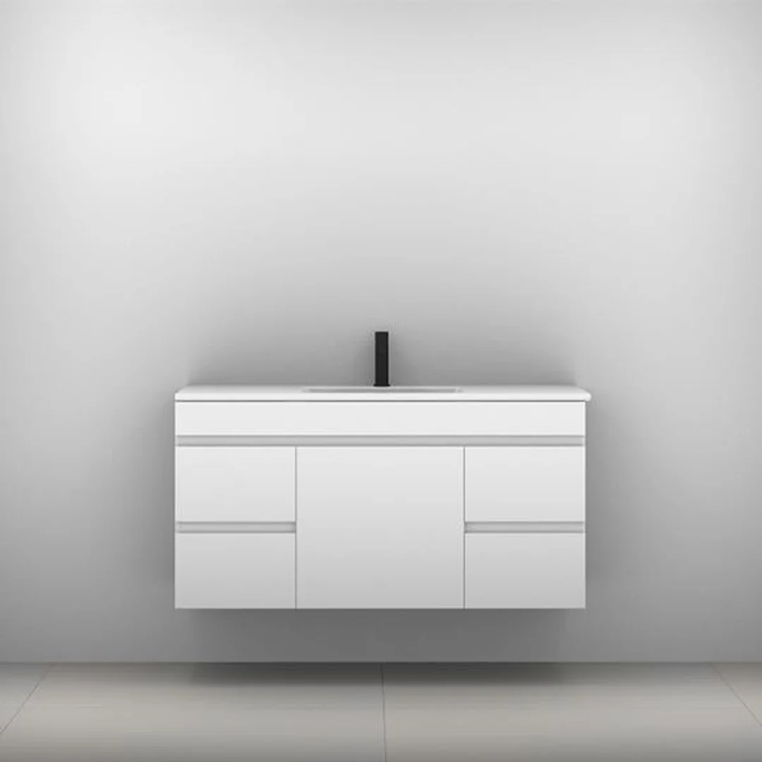 Timberline Bargo Wall Hung Vanity With Alpha Ceramic Top - Image 5