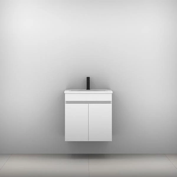 Timberline Bargo Wall Hung Vanity With Alpha Ceramic Top - Image 7