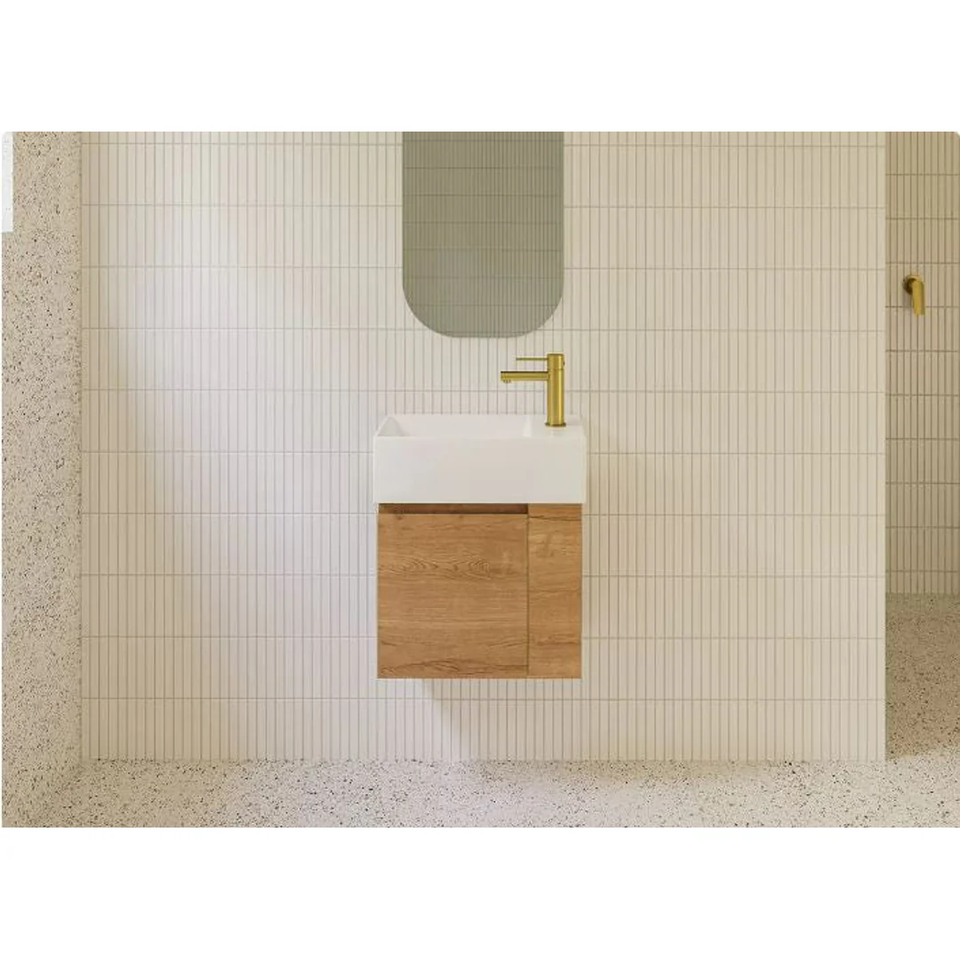 TIMBERLINE FRANKIE VANITY 480MM RIGHT BOWL LIBERTY TOP WALL HUNG - Image 2