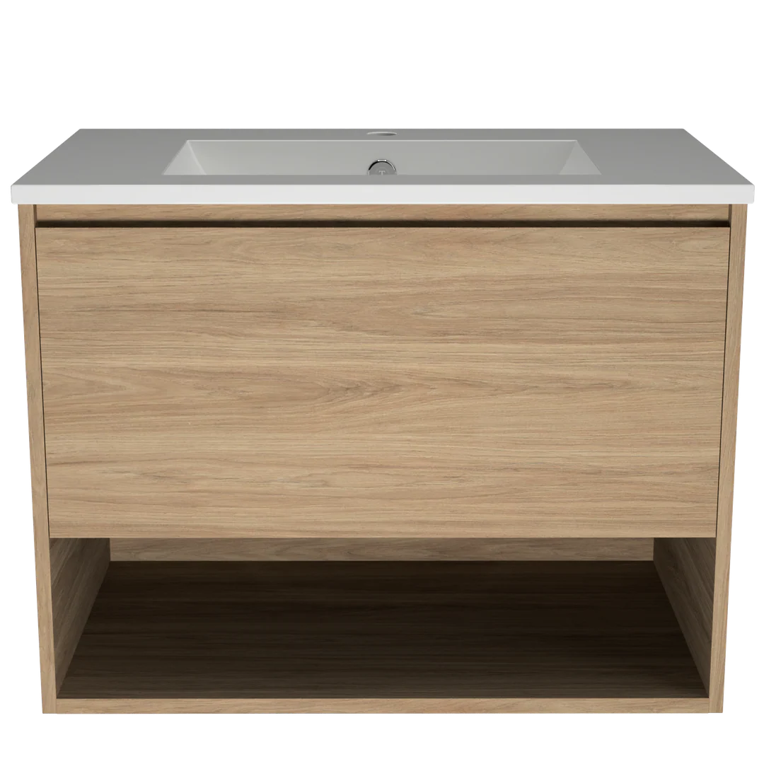 Timberline Kansas Wall Hung Vanity 750mm