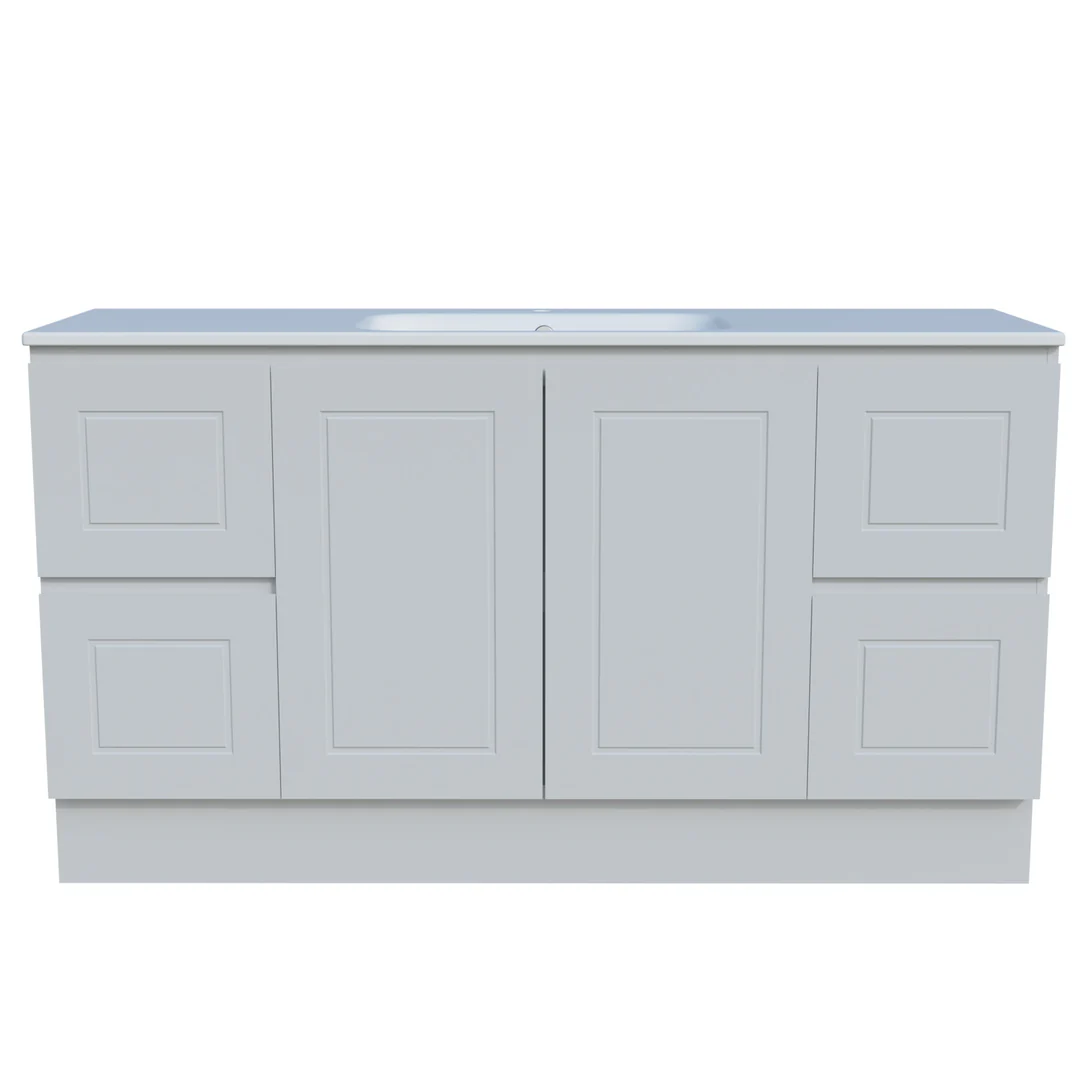 Timberline Nevada Classic Vanity 1500mm Single Bowl Haven Top Floor Standing
