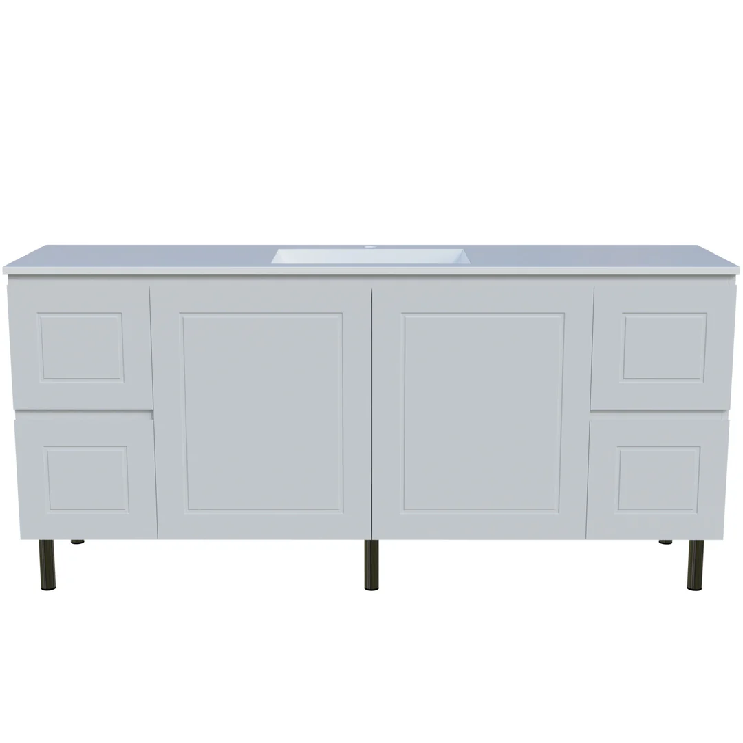 Timberline Nevada Classic Vanity 1800 Single Bowl Regal Acrylic Top On Legs