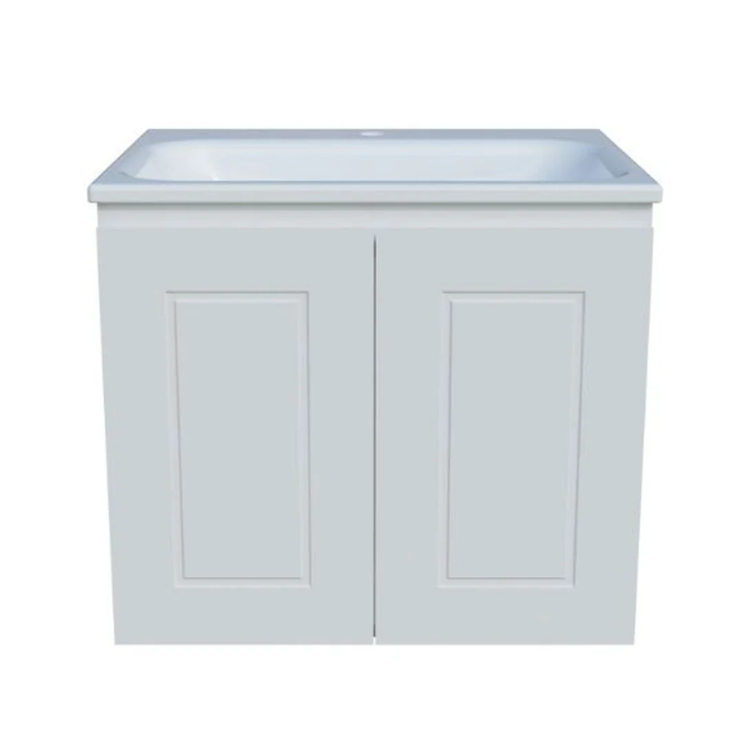 Timberline Nevada Classic Vanity 600mm Centre Bowl Stadium Top Wall Hung