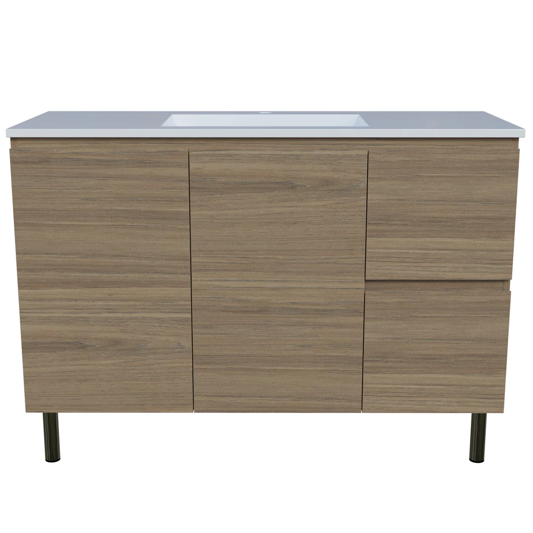 Timberline Nevada Vanity 1200mm Centre Bowl Stadium Top Wall Hung