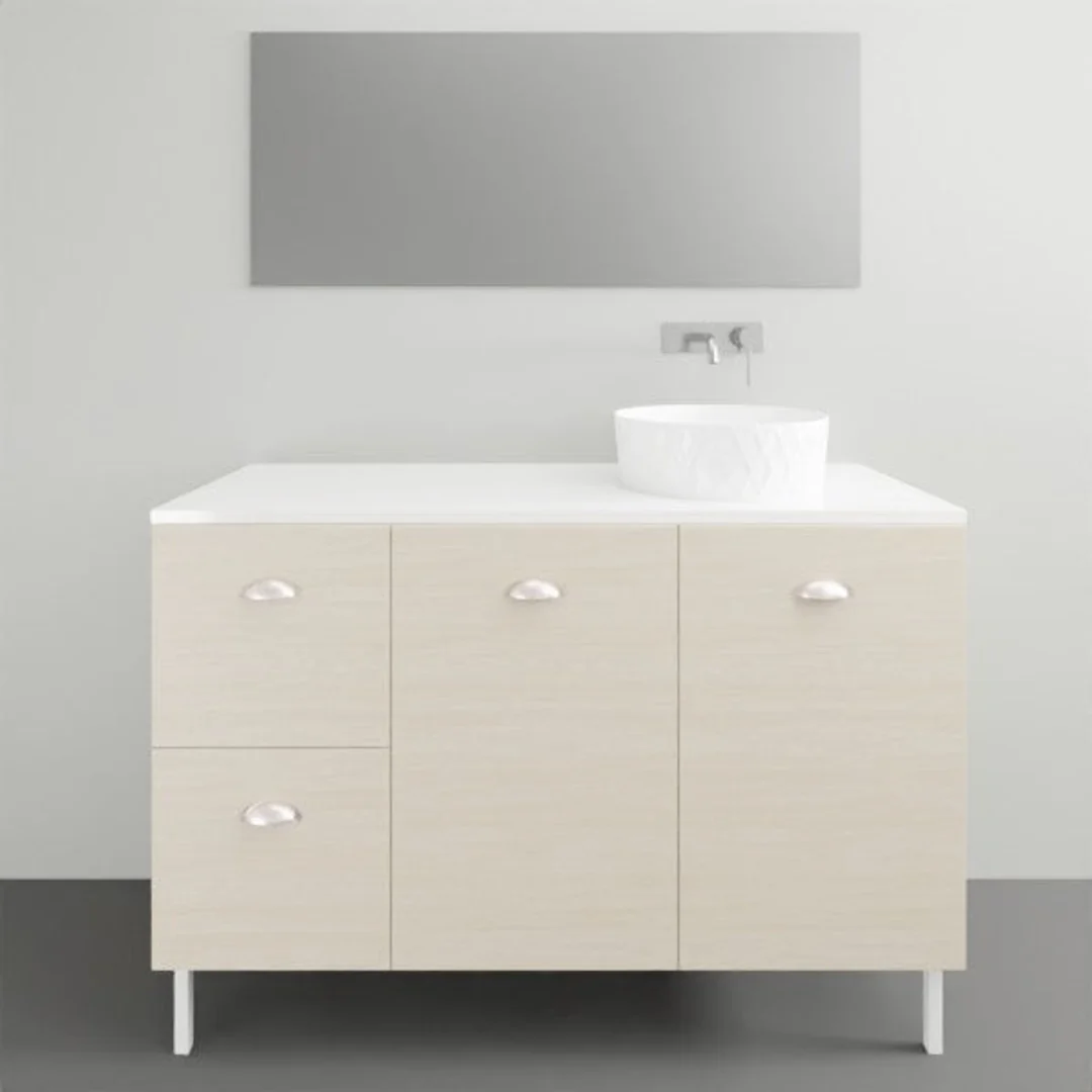 Timberline Nevada Vanity 1200mm Right Wg Basin Silksurface Ac Top On Legs