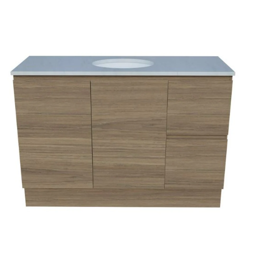 Timberline Nevada Vanity 1200mm Right Wg Basin Silksurface Uc Top Floor Standing - Image 2