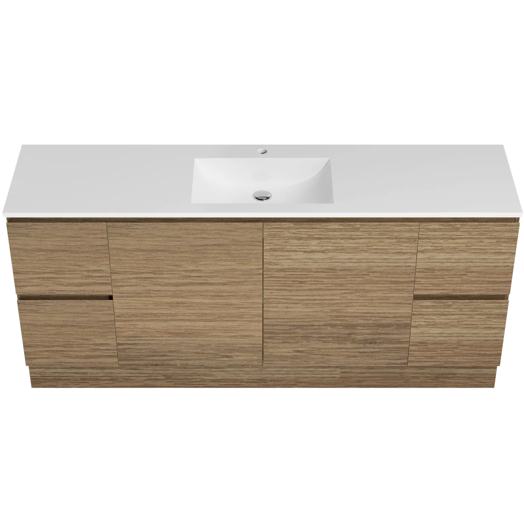 Timberline Nevada Vanity 1800mm Single Bowl Regal Acrylic Top  Floor Standing