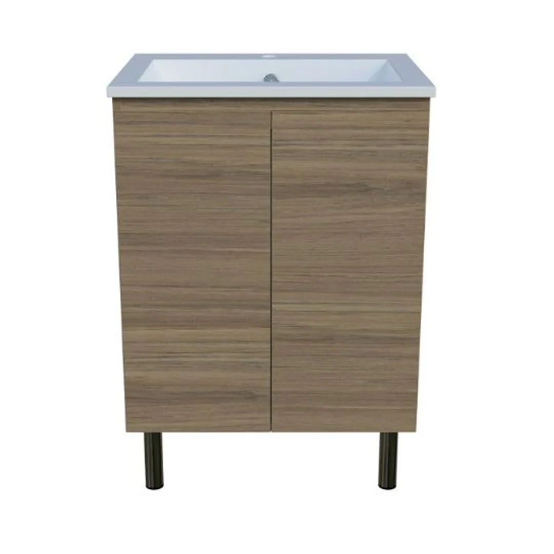 Timberline Nevada Vanity 600 Alpha Ceramic Top On Legs N60Al - Image 2