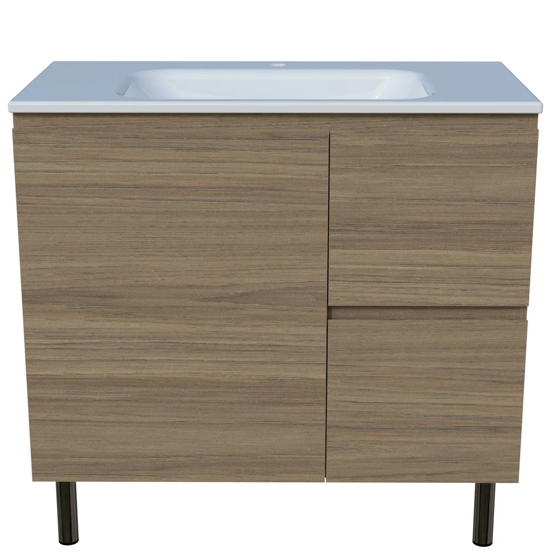 Timberline Nevada Vanity 900mm Centre Bowl Stadium Top On Legs