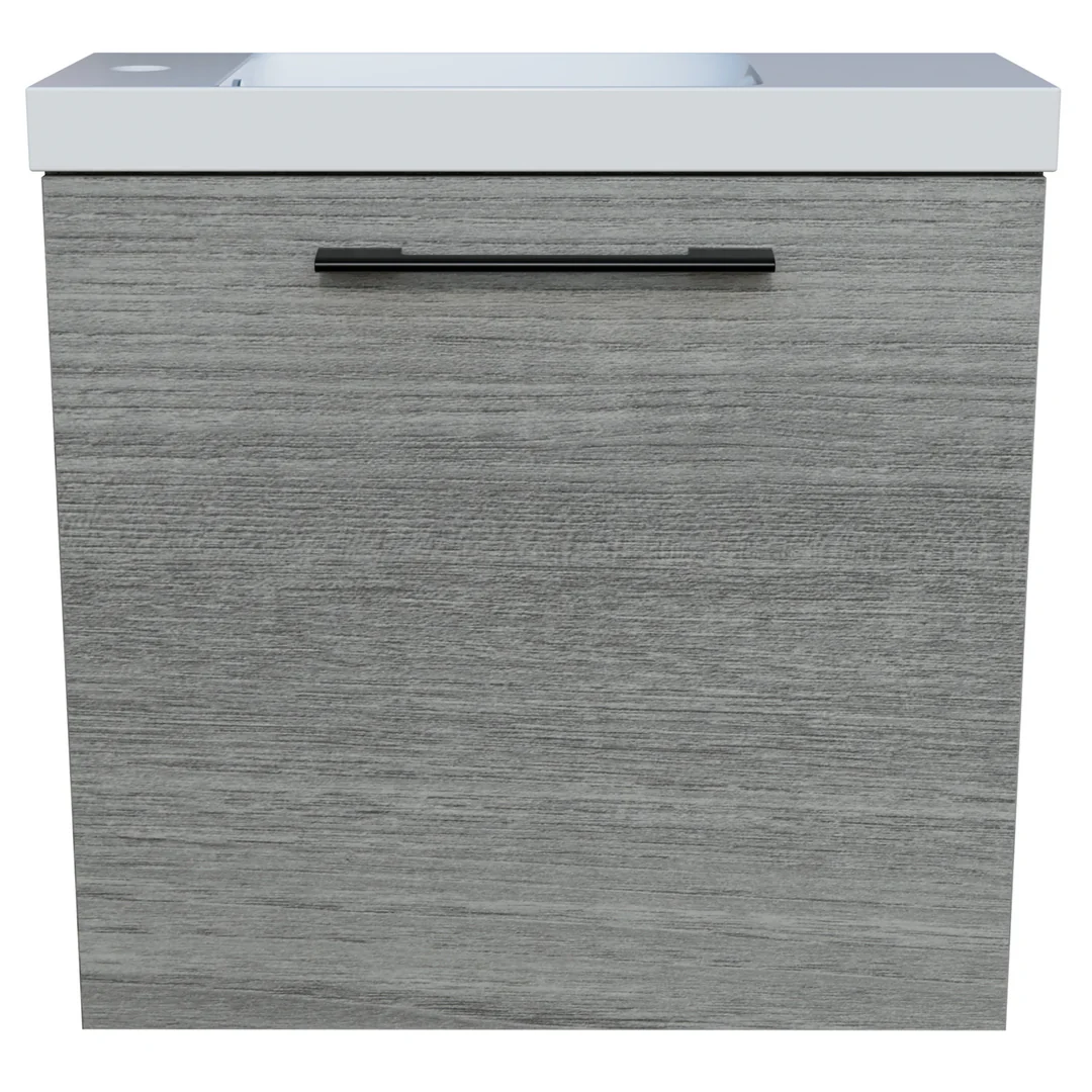 Timberline Ollie Wall Hung Vanity 550mm Offset Left Bowl
