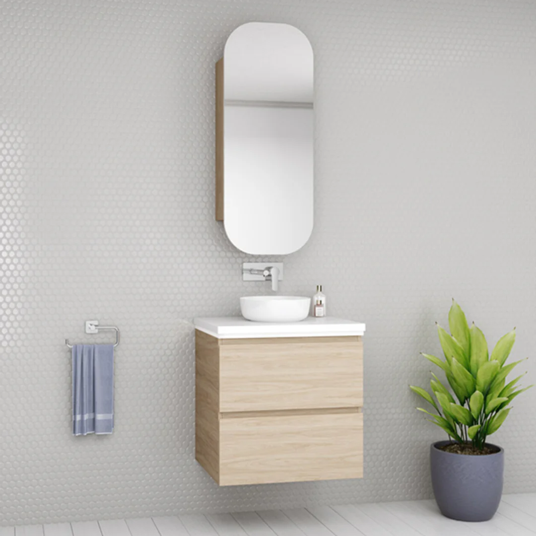 Timberline Oxbow Wall Hung Vanity 600mm