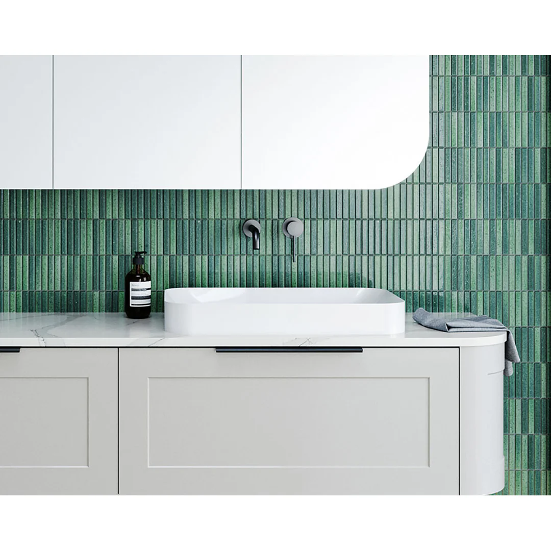 Timberline Rome Ceramic Counter Basin Gloss White - Image 4