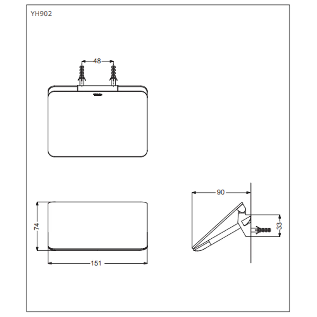 TOTO G Series Paper Holder YH902 - Image 2