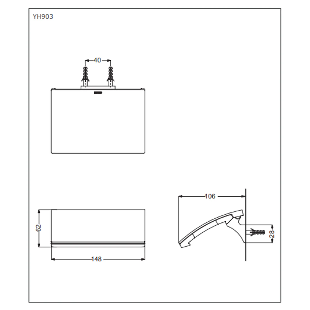 TOTO G Series Paper Holder YH903 - Image 2