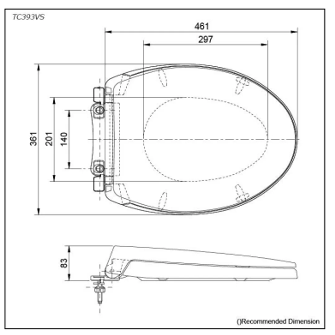 TOTO TC393 Soft Close Seat and Cover - Image 2
