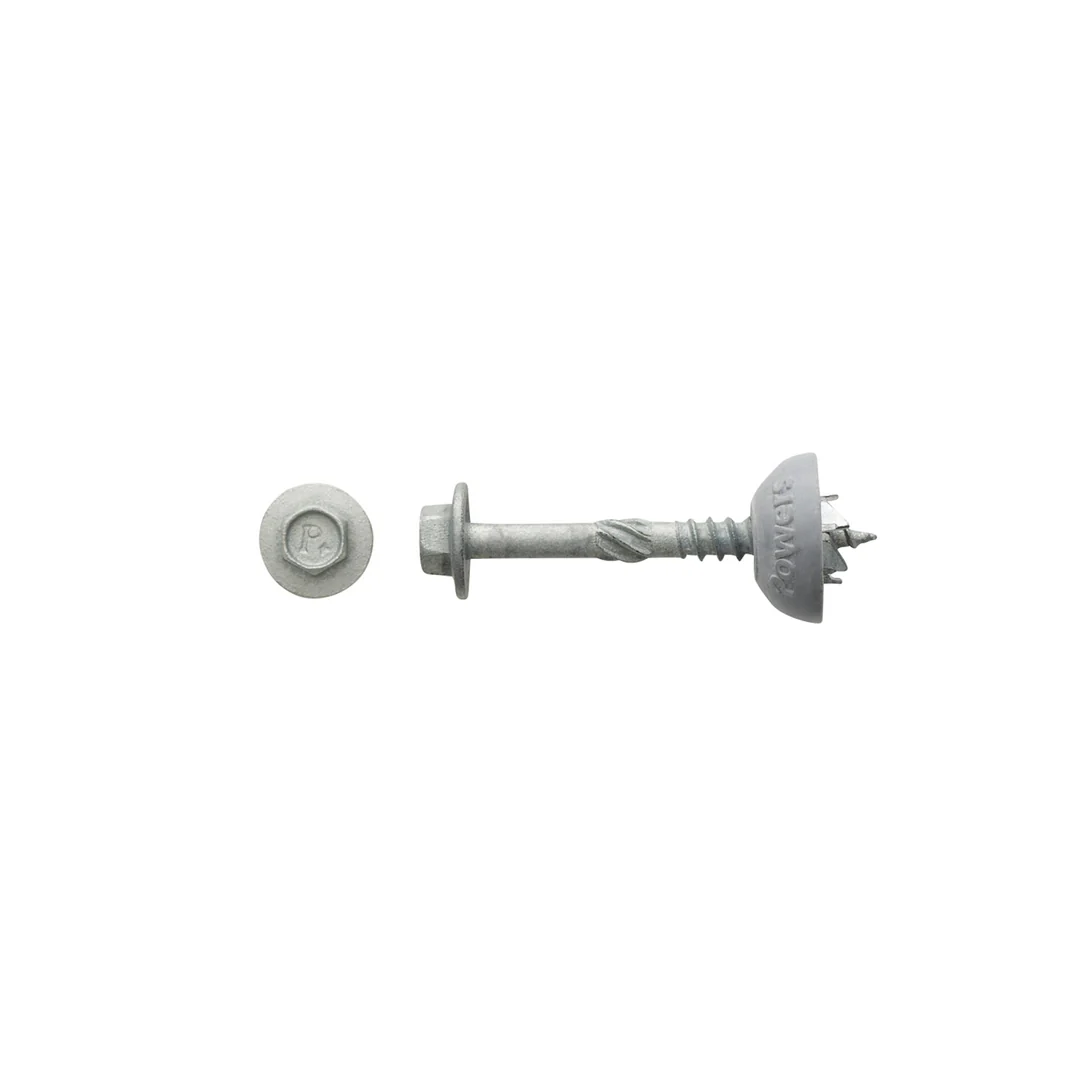 Tri-Fixx Poly-Fixx Polycarb Timber Screws 12-11 X 50Mm Dome Washer Box 250