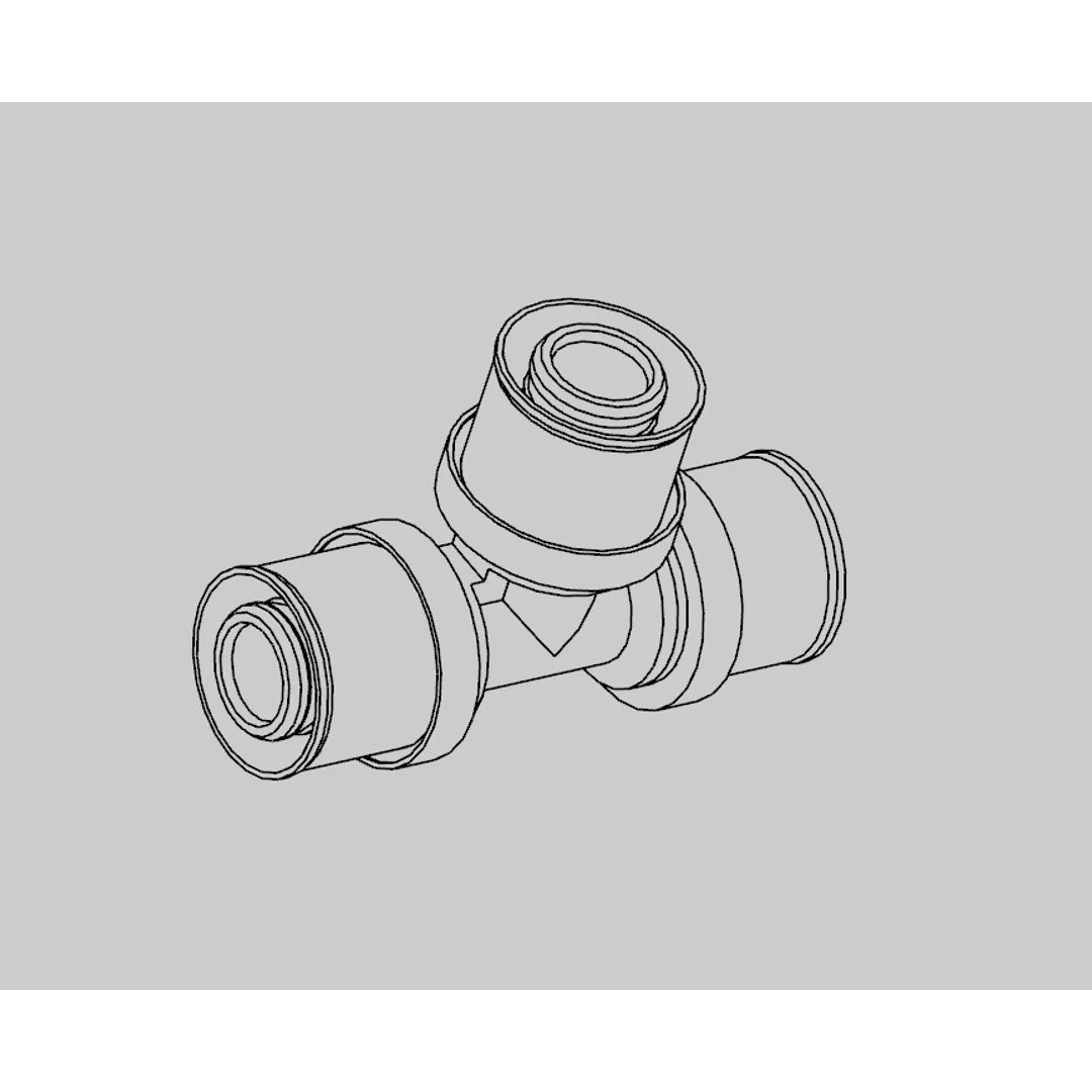 Unipex No.24 Tee Equal Dn20 - Image 2