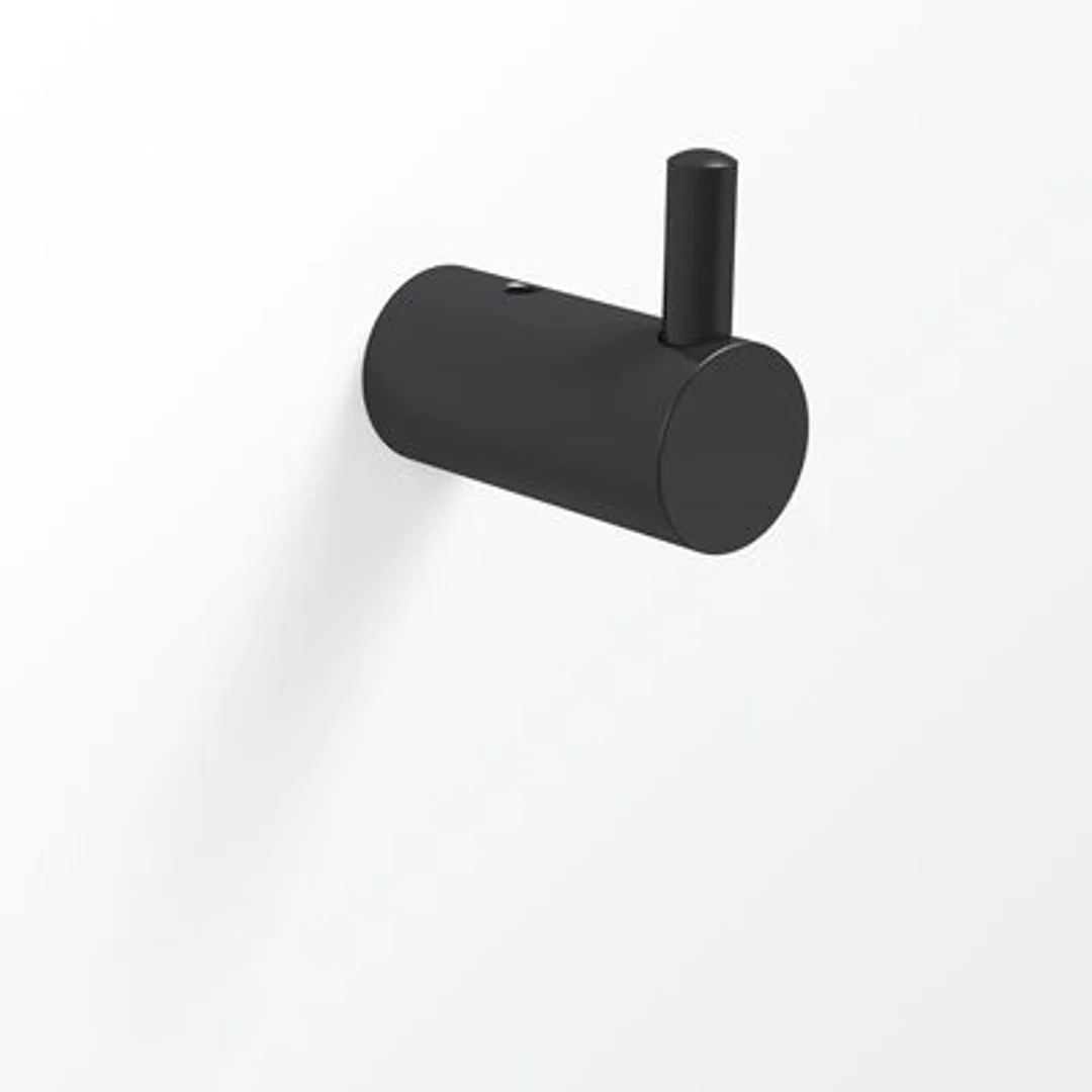 Universal Robe Hook (Minus) In Matt Black(Avenir P#:Urh-Mi Mb) - Image 2