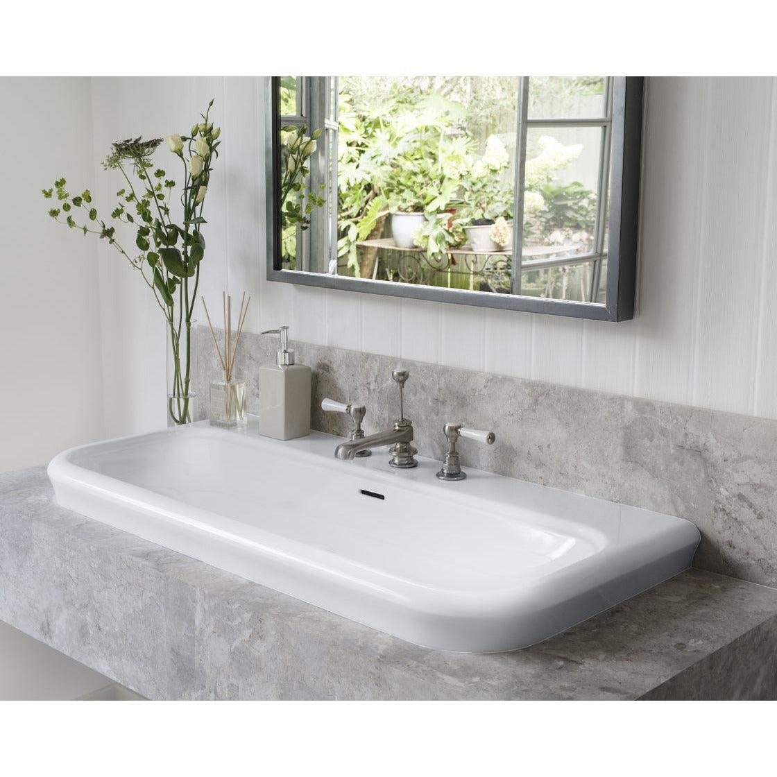 Victoria+Albert - Lario 100 Solo - Recessed Basin - White - Image 4