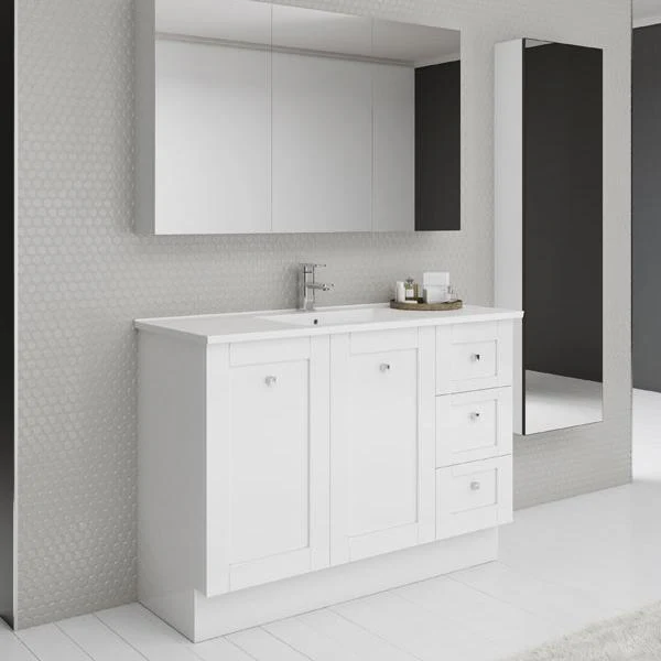 Victoria Vanity 750mm Alpha Ceramic Top Floor Standing(Timberln P#:V75Af) - Image 3
