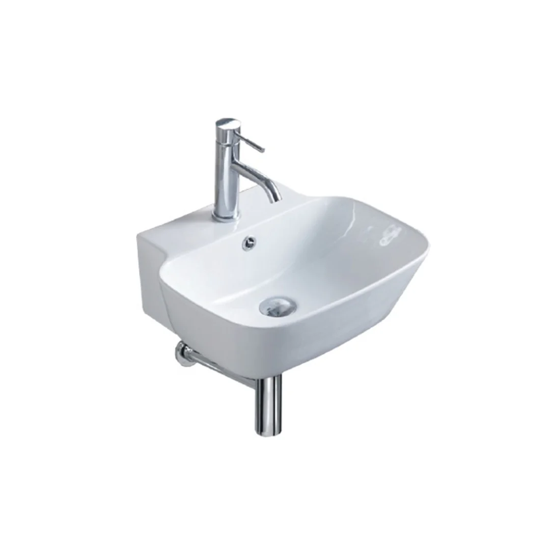 Wall Hung Basin  1 Taphole With Overflow(Bestlink P#:B-1095W) - Image 2