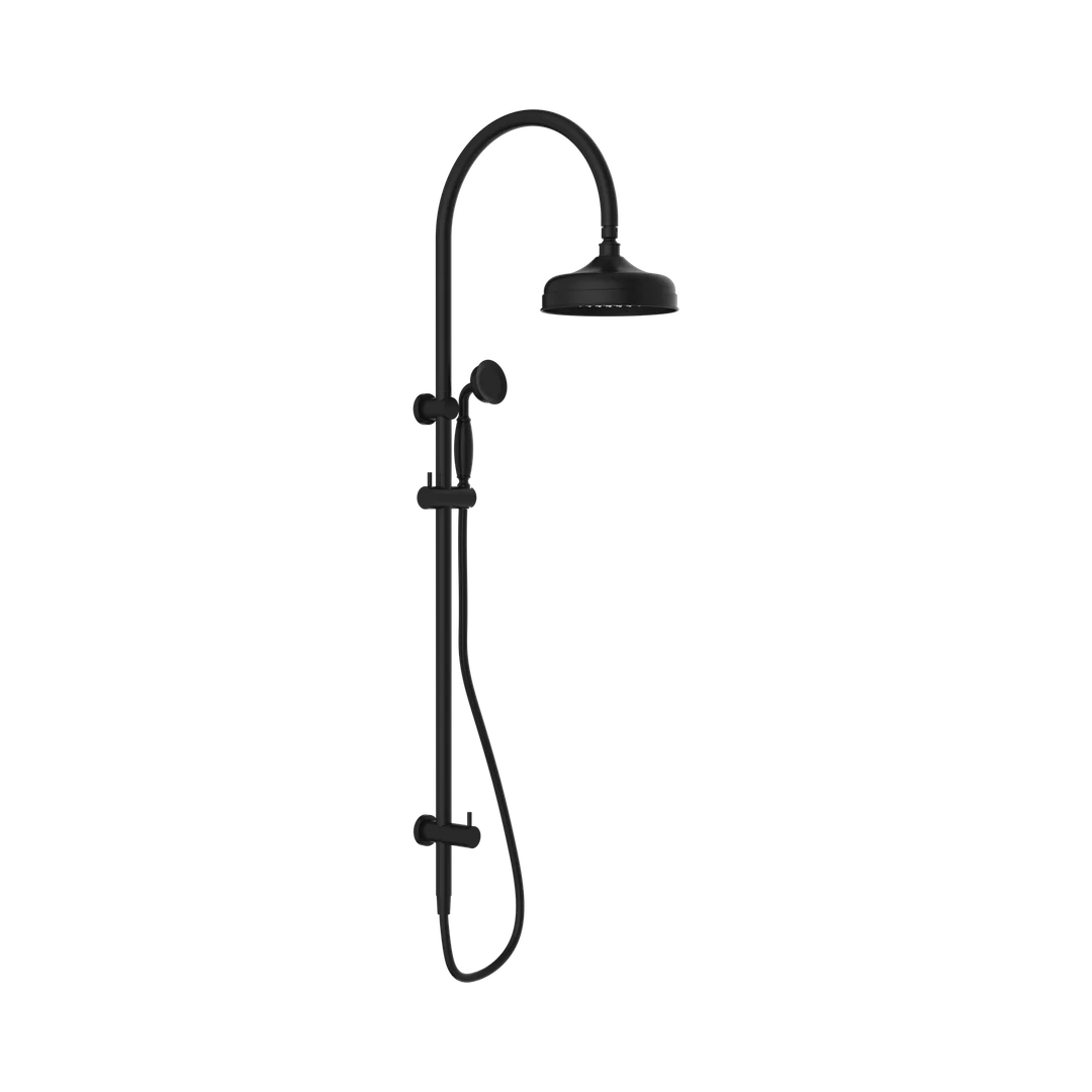 York Twin Nero Shower With Metal Hand Nero Shower - Matte Black