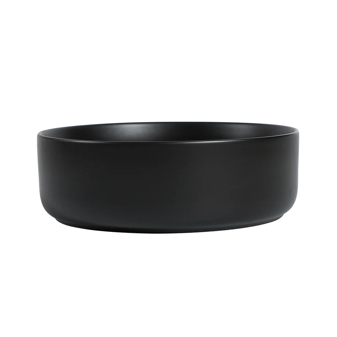 Zumi Beta Basin 355X355X120Mm Matte Black With 40Mm Matte Black Pop Up Waste &  Adaptor - Image 3