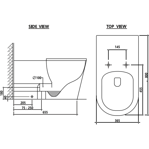 Zumi Cara Care Rimless Wall Faced Floor Pan - Image 4