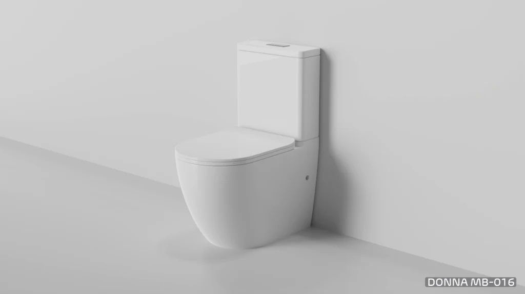 Zumi Donna Rimless Wall Faced Toilet Suite - Image 3