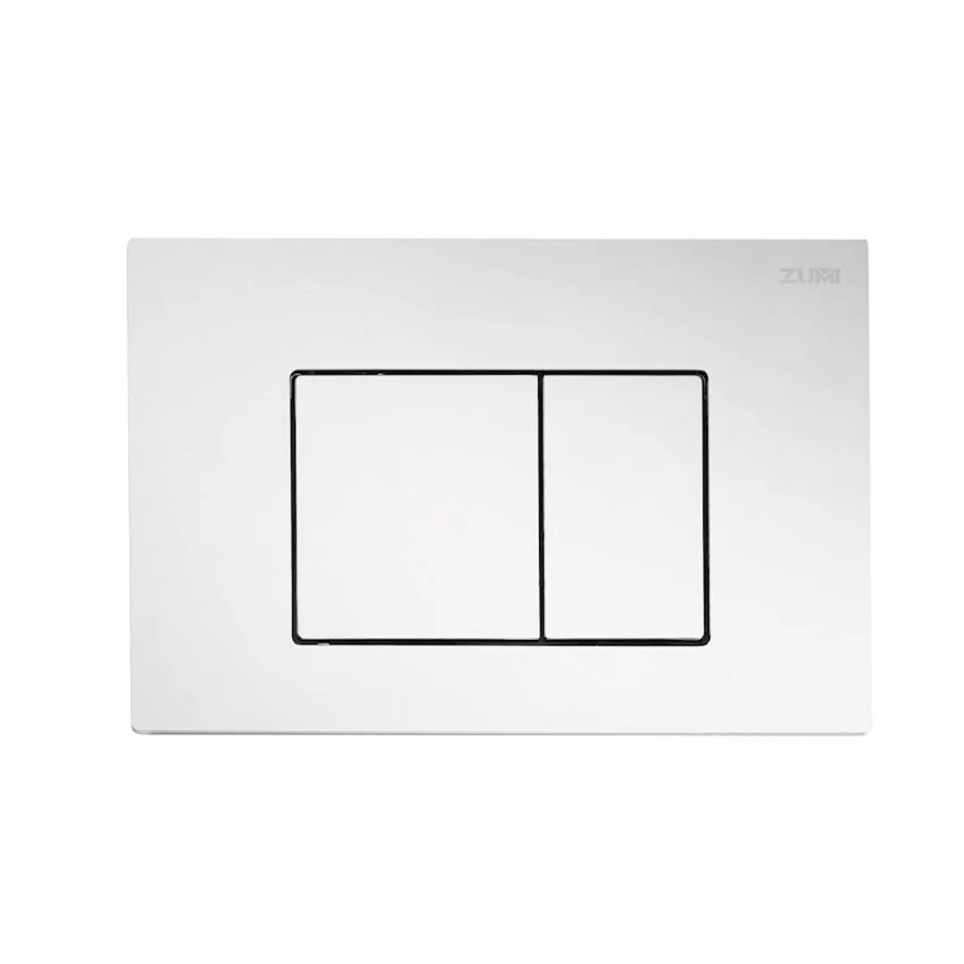 Zumi Java Square Abs Flush Plate Chrome - Image 2