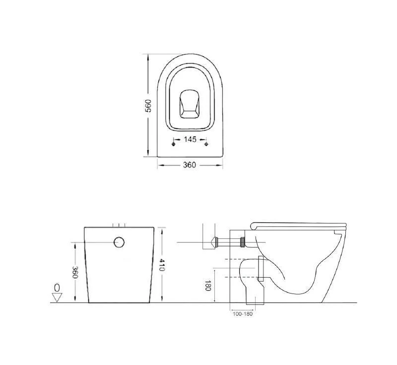 Zumi Venus Wall Faced Rimless Pan Only - Image 15