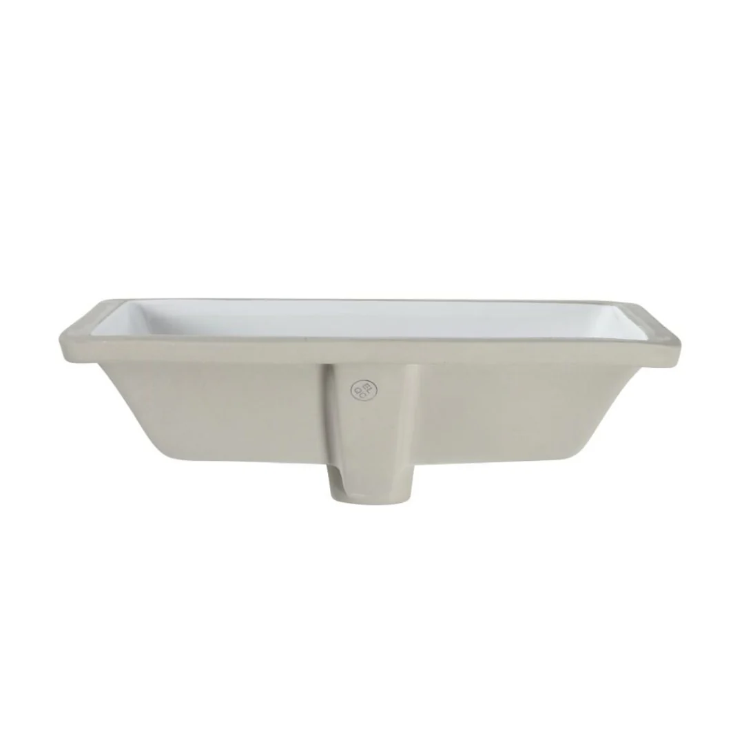 Zumi Sotto U/Mount Basin 530X340X170Mm Gloss White With 40Mm Pop Up Waste & Adaptor - Image 2