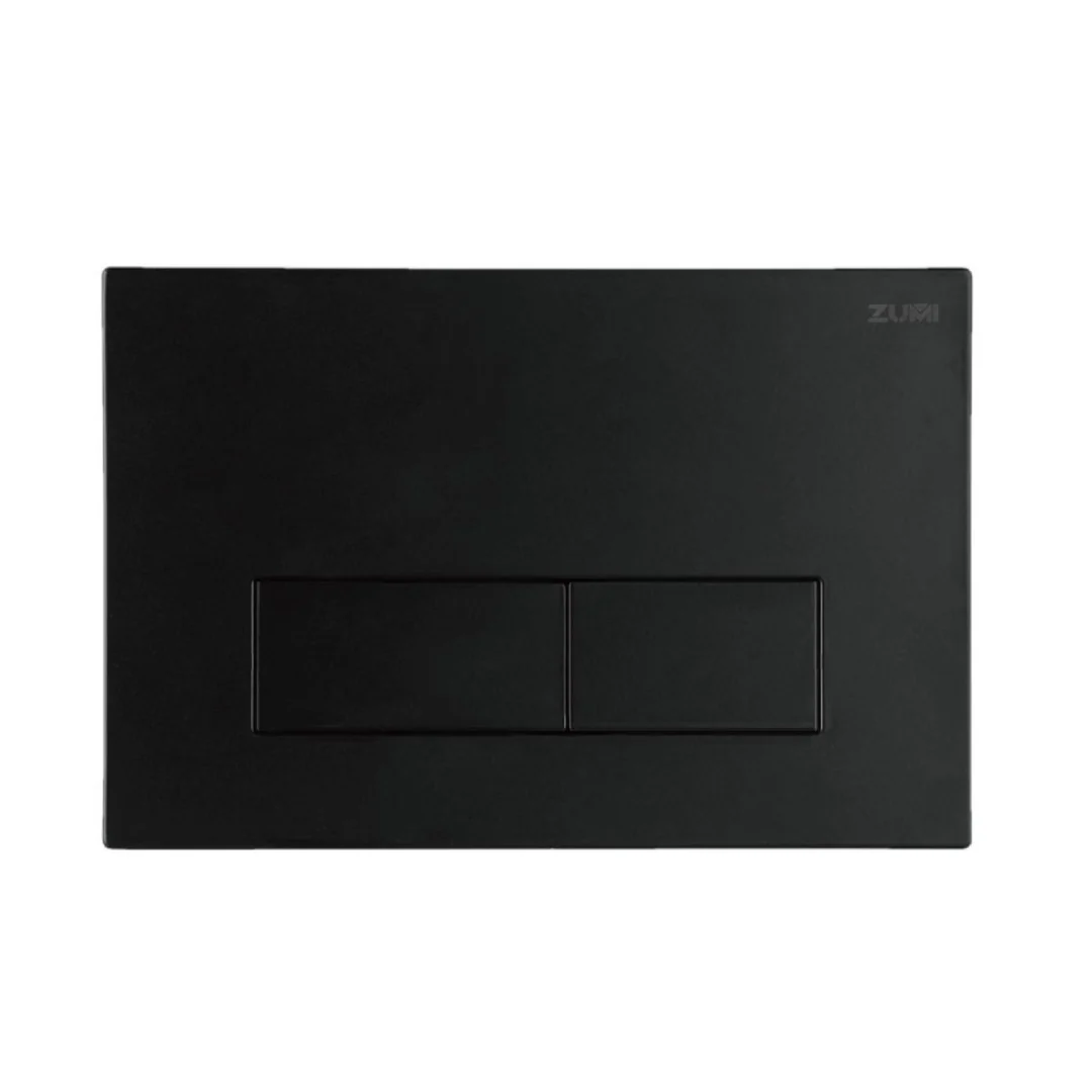 Zumi Venus In Wall Toilet Package Square Gun Metal Flush Plate - Image 3