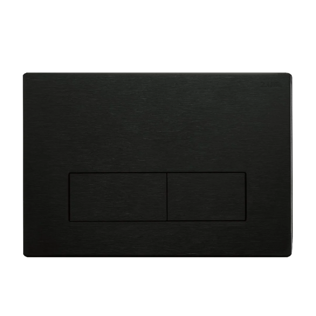 Zumi Venus In Wall Toilet Package Square S/S Matt Black Flush Plate - Image 4